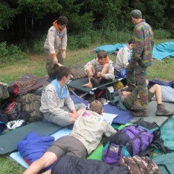 fotos kamp 2009-2010 jong-givers 203 - Scouts en Gidsen Zaventem 